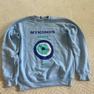 Mykonos Beach, Greece Sweatshirt